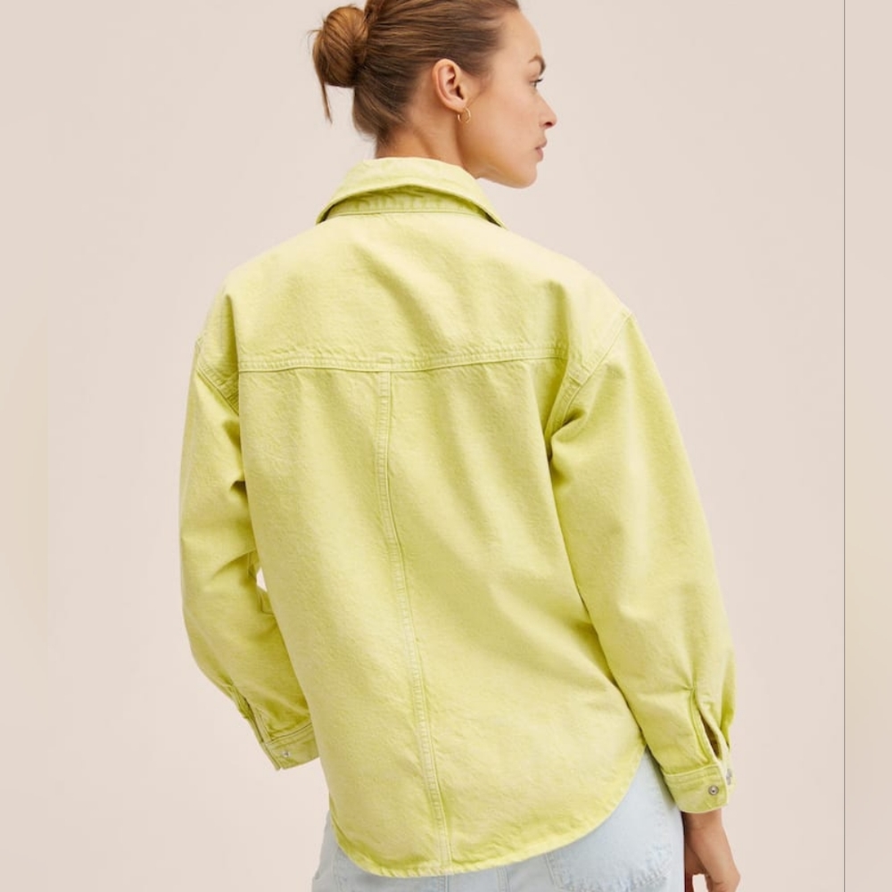 🔥Last 1🔥 MANGO denim overshirt - Picture 3 of 3